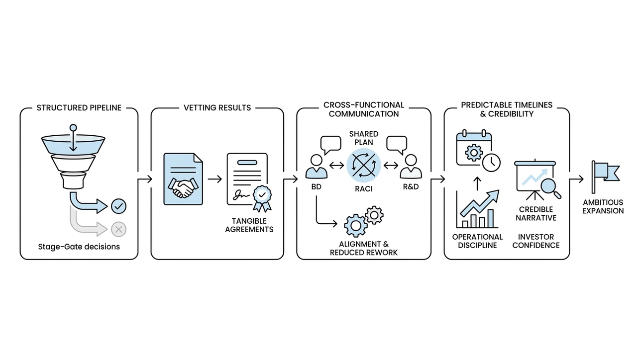 Structured execution: Clear processes, better communication, predictable results.