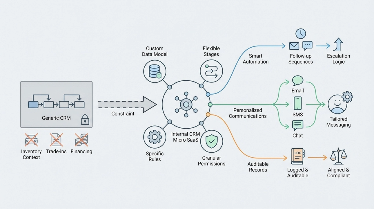 Tailored CRM: Powering personalized automotive customer journeys.