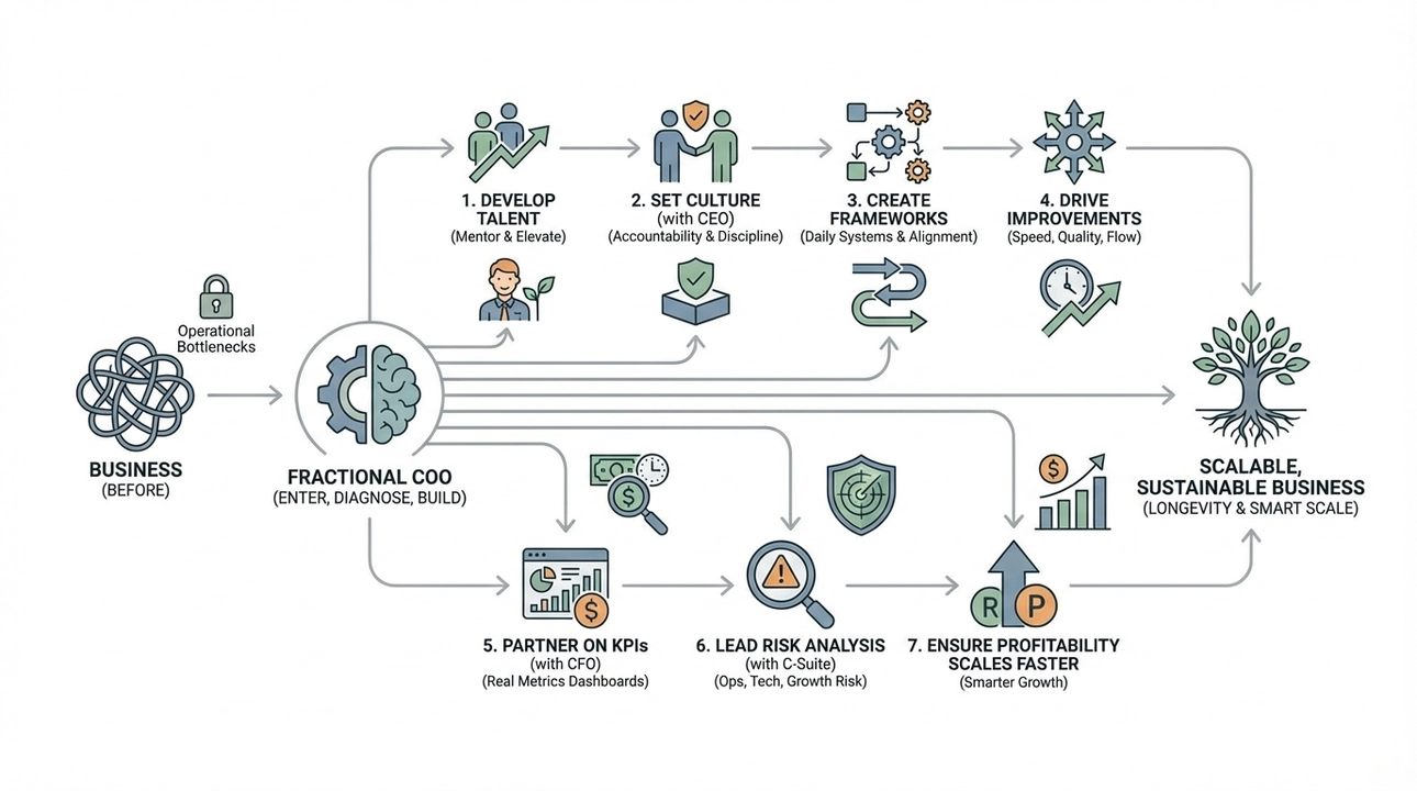 Fractional COOs: Building scalable frameworks for sustainable growth.